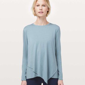 Lululemon Sweetest Day Long Sleeve, Blue Cast